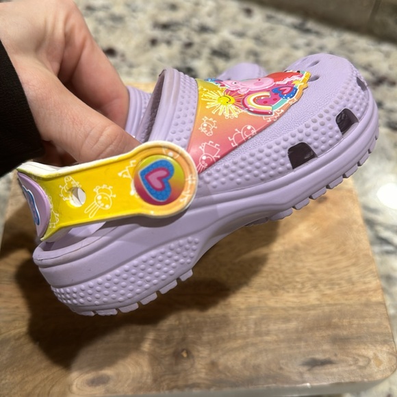 PEPPA PIG LAVENDER PURPLE TODDLER CROCS SIZE 5 - Picture 5 of 11